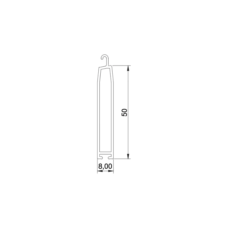 50 mm Alt Parça (39 mm Lameller İle Kullanılır)